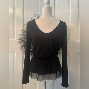 International concepts black sweater